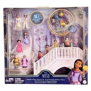 🆕- Disney MATTEL INC Wish Poseable kids Doll with Star and Valentino